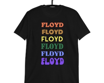 Camisa Floyd Rainbow ~ Camiseta Unisex de Manga Corta