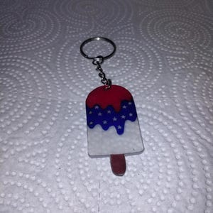 USA Popsicle Keychain
