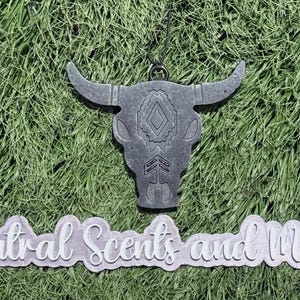 Bull skull freshie