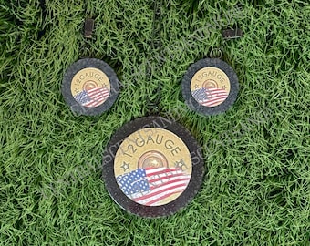 12 gauge/US flag freshie