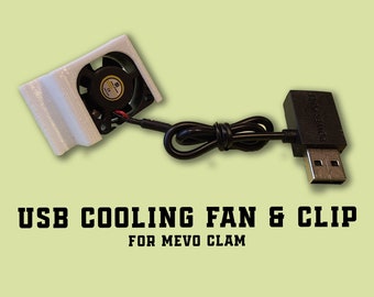 Cooling Fan and Clip for The Mevo Clam