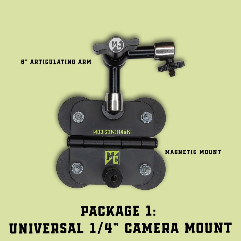 Die magnetischen Felder montieren 1. Mount w/ Arm