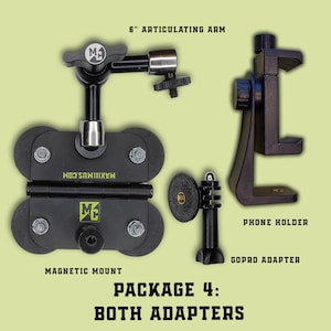 The Magnetic Fields Mount 4. Both Adapters