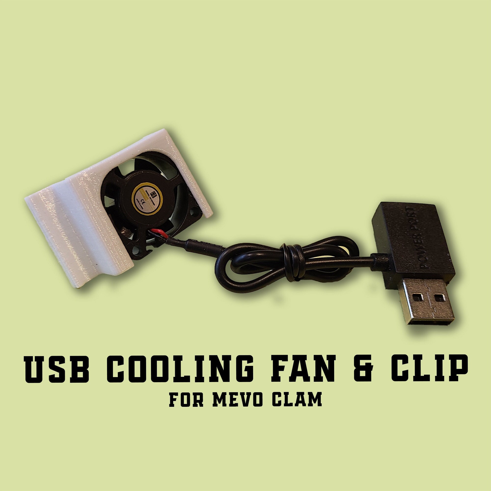 Ventilateur de refroidissement et clip pour Mevo Clam
