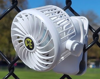 Ventilador con clip recargable por USB