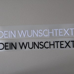Personalisierter Aufkleber/Schriftzug/Textzug aus Vinylfolie /personalisierte Wandsticker/ Nach Wunsch