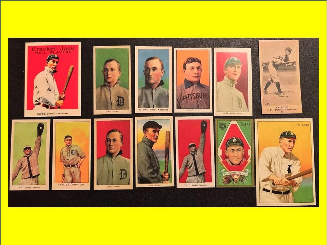Novelty Vintage Ty Cobb Baseball Card Variety Pack T206 Cigarette