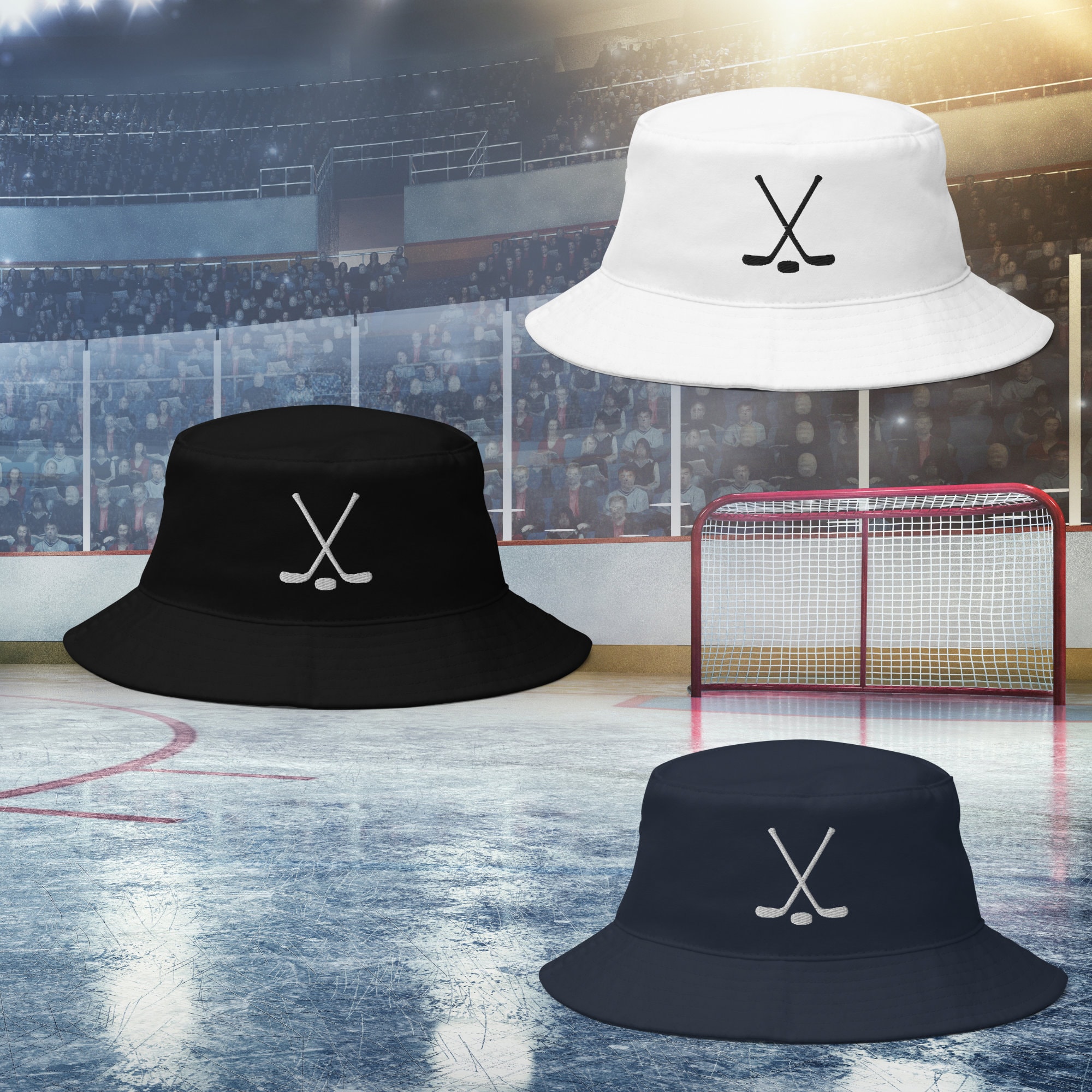 Hockey Bucket Hat Personalize Customizable Hockey Hockey Gift Hockey