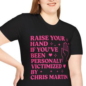 Persönlich Opfer von Chris Martin, Coldplay Shirt, lustiges grafisches T-Shirt, perfektes Geschenk für Musikliebhaber