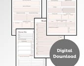 Printable Gratitude Journal | Daily Mindfulness & Self-Care Planner | Positivity Journal PDF | Mental Health Digital Download