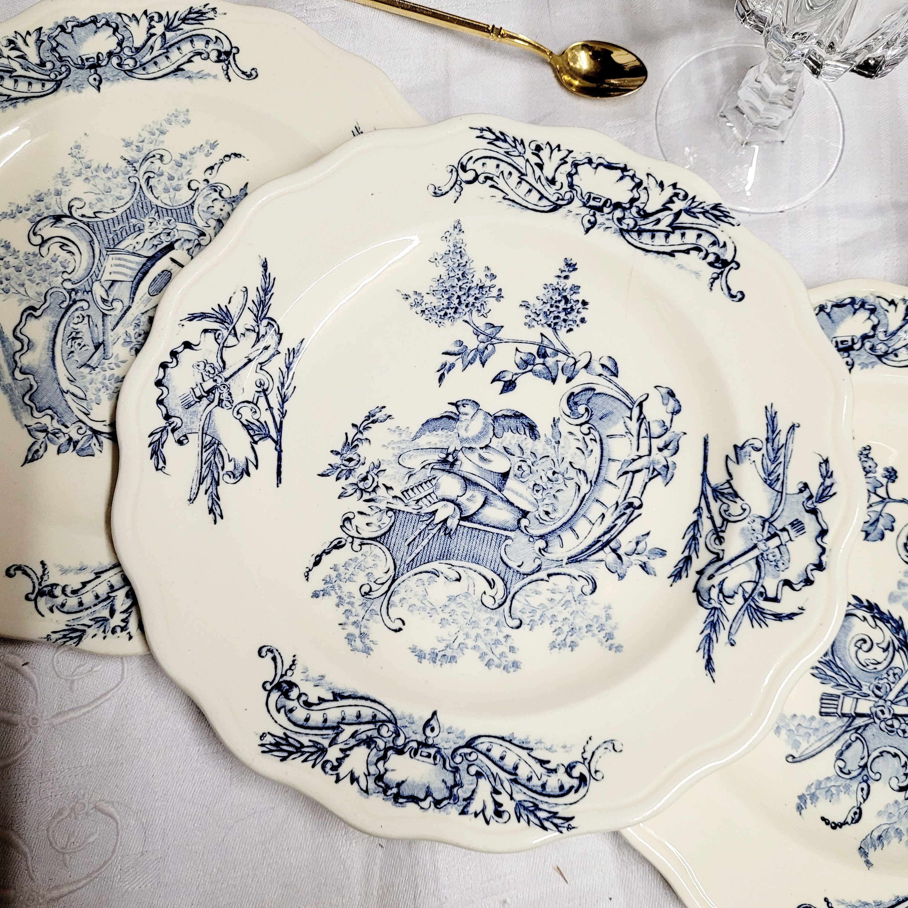 【ファッション通販】 Clairefontaine Assiette - Canada Etsy 食器