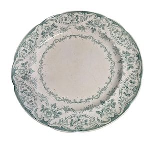 Antique iron earth dish