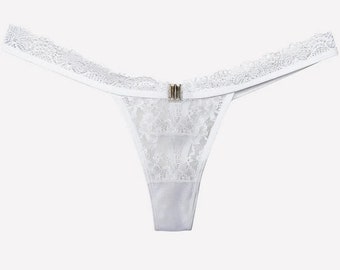 Offene Höschen, Offene Dessous, Sexy Dessous, Heiße Höschen, Heiße Dessous, Höschen Sexy, Weiß Sexy Höschen, Spitzenhöschen, Spitzenunterwäsche
