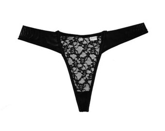 Schwarz Sexy Höschen, Spitzenhöschen, Schwarze Dessous, Spitzendessous, Sexy Dessous, Heiße Dessous, Schiere Höschen, Fetisch Dessous Erotische Höschen