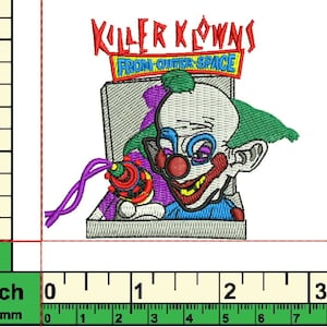 killer klowns embroidery file