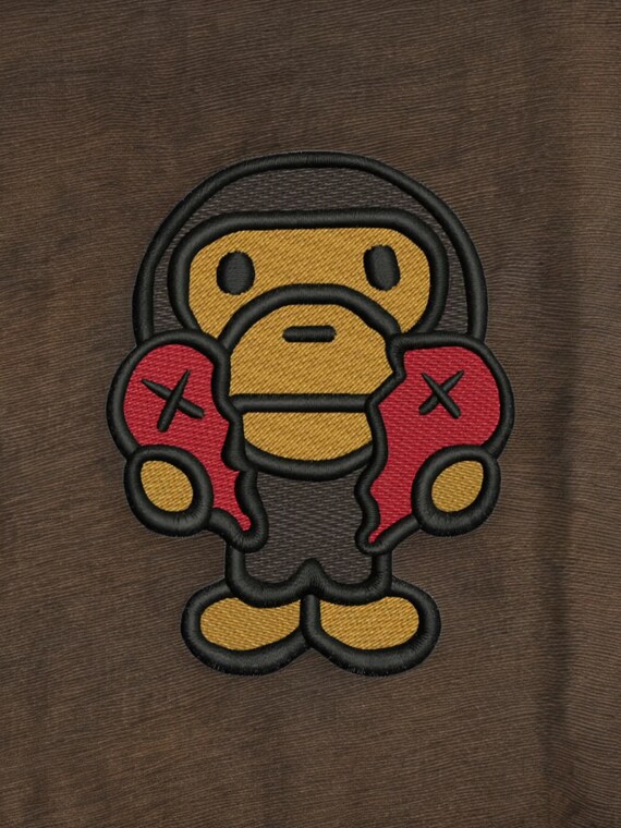 BAPE MILO Embroidery Iron on Patch Etsy