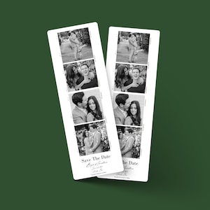 Photo Booth Save the Date Template, Customize, Download and Print