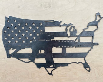 USA AR Sign