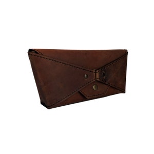 Bolsos Clutch para mujer Patrón PDF, Bolsos de cuero hechos a mano para mujer, Regalo para mujer, Artesanía en cuero
