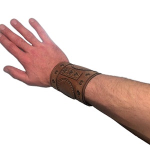 Lederarmband PDF Pattern , handgemachtes Lederarmband Schnittmuster