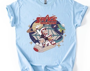 Space Mountain Shirt, Disney Trip, Tomorrowland, Magic Kingdom, Retro Distressed