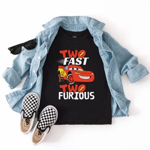 Two Fast Two Furious PNG, Cars 2nd Birthday, Lightning Mcqueen, Digital Download image 5