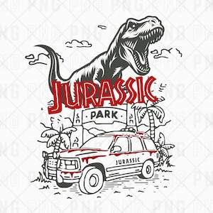 ジュラシックパークPNG、ジュラシックワールドPNG、ジュラシックパークの恐竜、昇華、ジュラシックパークシャツPNG、デジタルPNG、ジュラシックPNG、恐竜PNG