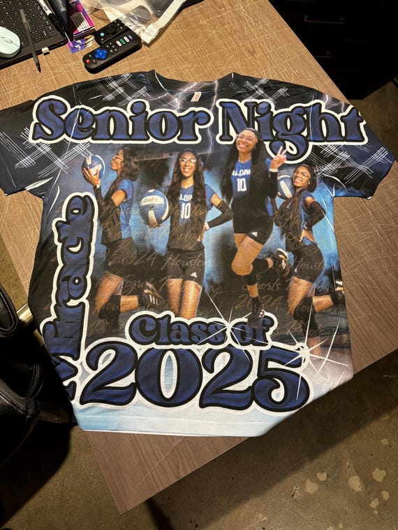 Graduation 3D Custom Shirt (Front)3D (Allover) Custom Shirt/Football/Birthday/Mothers Day/Senior Night/Homecoming /Any Custom 3D Shirt Front