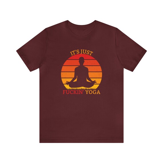 It s Just Fin Yoga T shirt Yoga Shirt Namaste Shirt Yoga Lover