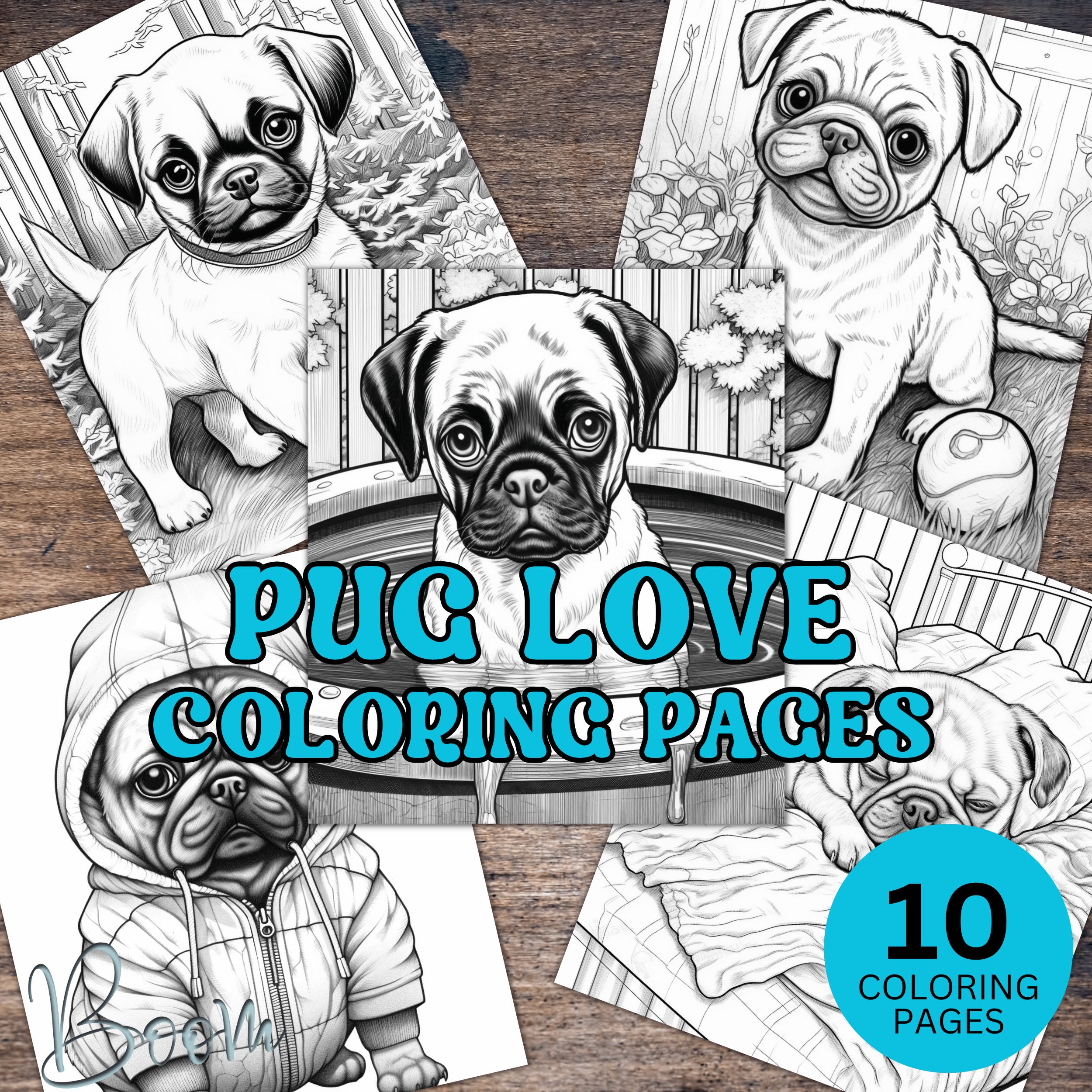 PJ Pug a Pillar Coloring Book: PJ Pug a Pillar from Poppy Playtime Chapter 2  Coloring Book - Poppy Playtime characters , Easy Coloring For Kids, Boys,  Girls, Toddlers : a Pillar