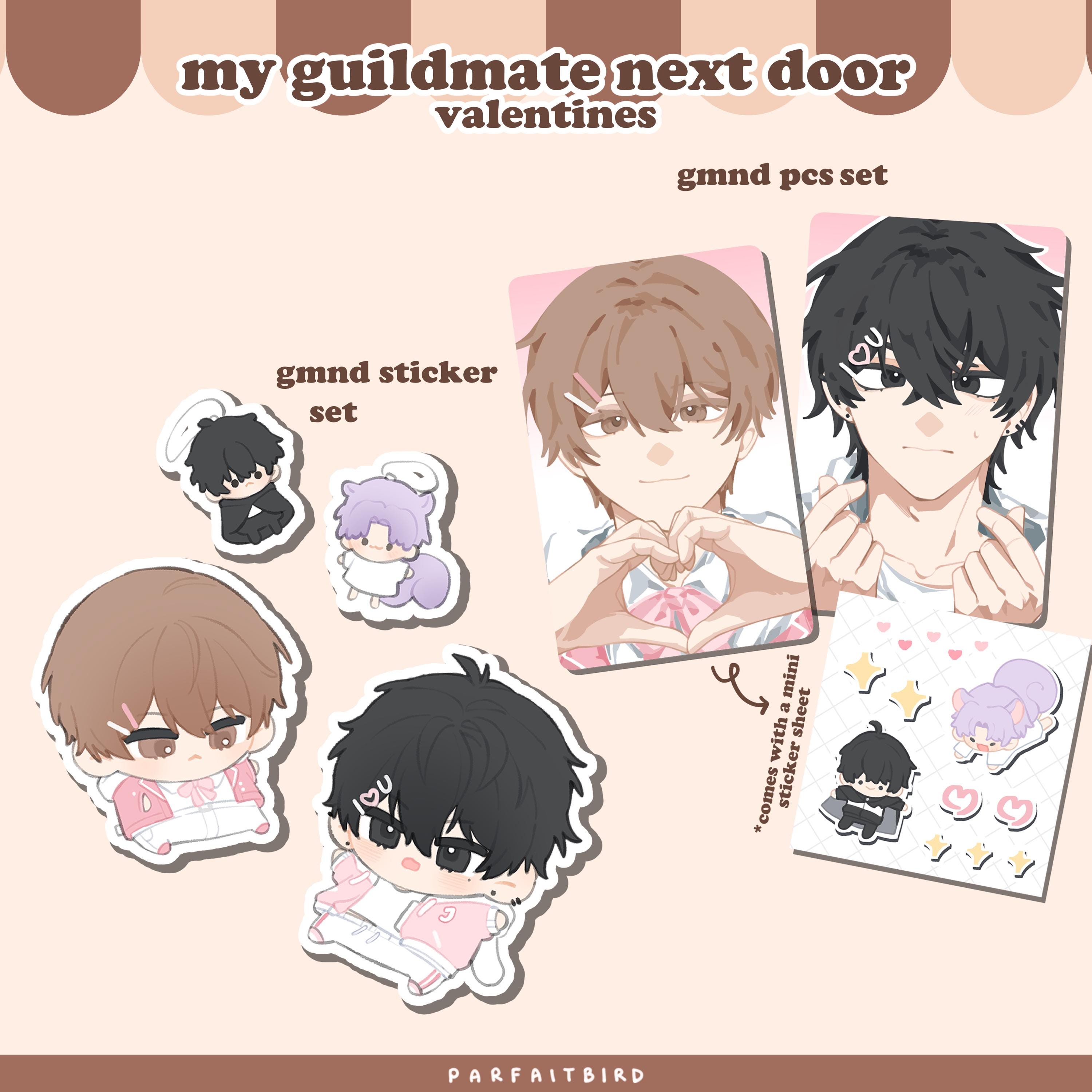 My Guildmate Next Door Sticker/pc - Etsy