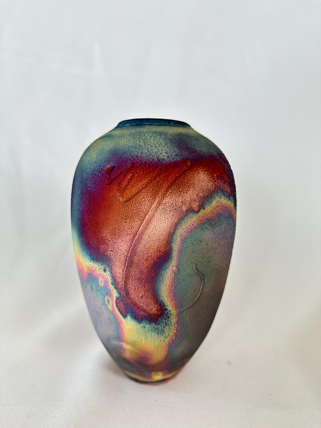 Boundua Copper Matte Raku 9.5 X 5.5 - Etsy