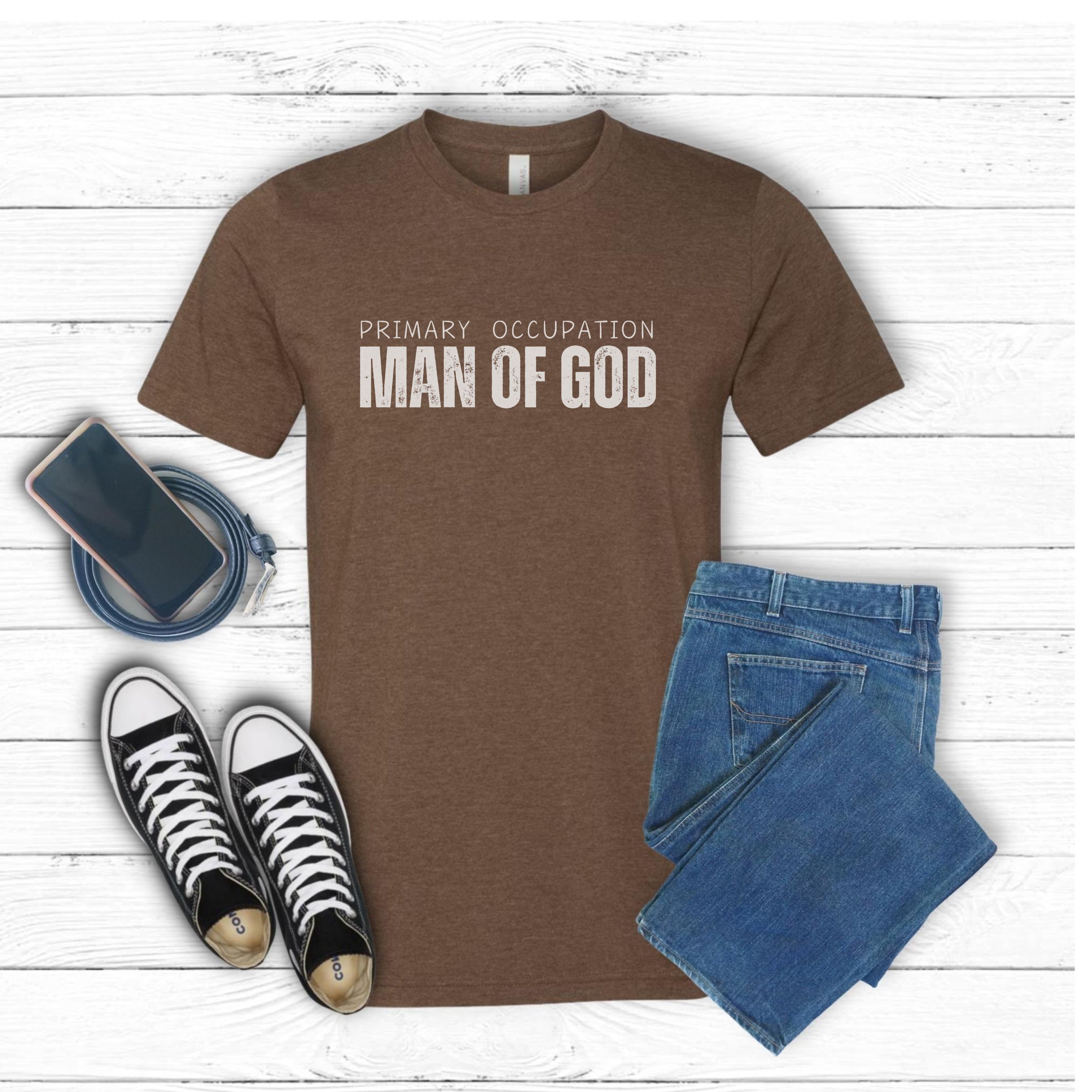 Man of God Christian Shirt Religious Man Shirt Gift God Loving Man Gift