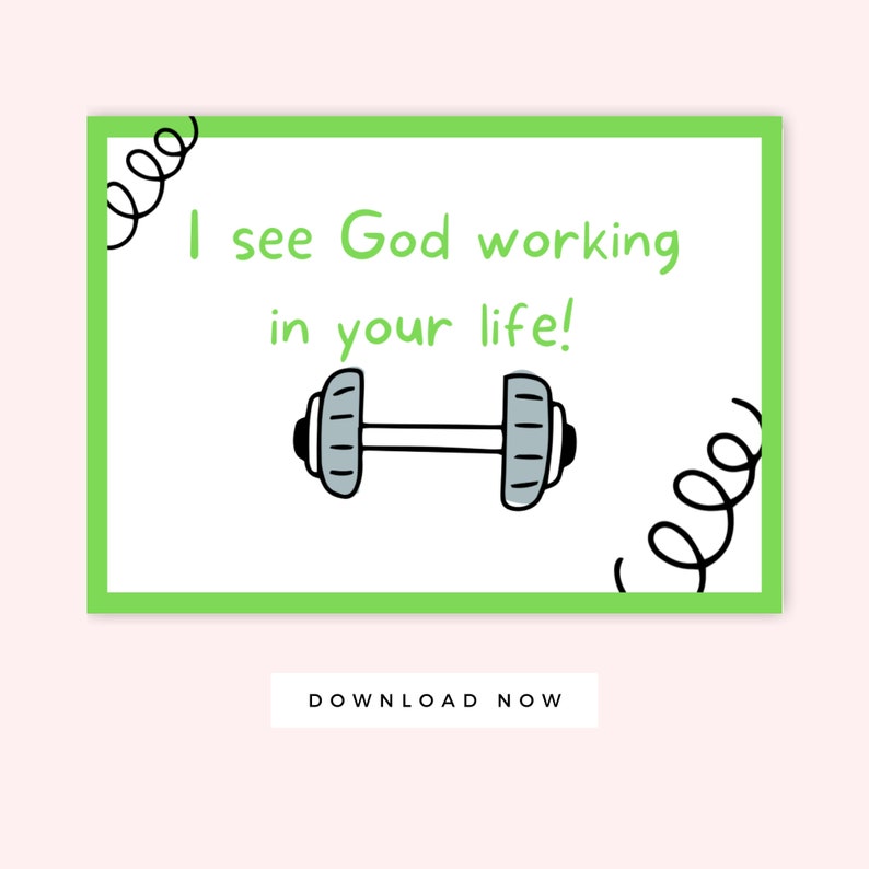 Christian Lunch Box Notes for Kids, Printable Encouraging Cards, Cute ...