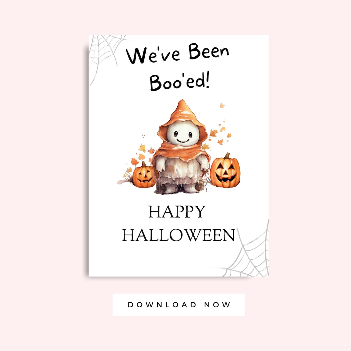 Halloween Boo Basket Printable Letters, You've Been Booed Cards, Trick ...
