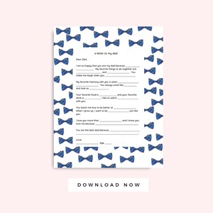 Tarjeta del Día del Padre de los niños, Carta imprimible para papá, Entrevista Todo sobre el regalo de cumpleaños de mi papá de los niños, Descarga instantánea de la actividad del niño