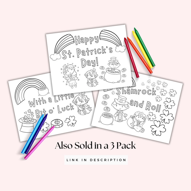 Happy St. Patrick's Day Coloring Page for Kids, Preschool Printable, St ...