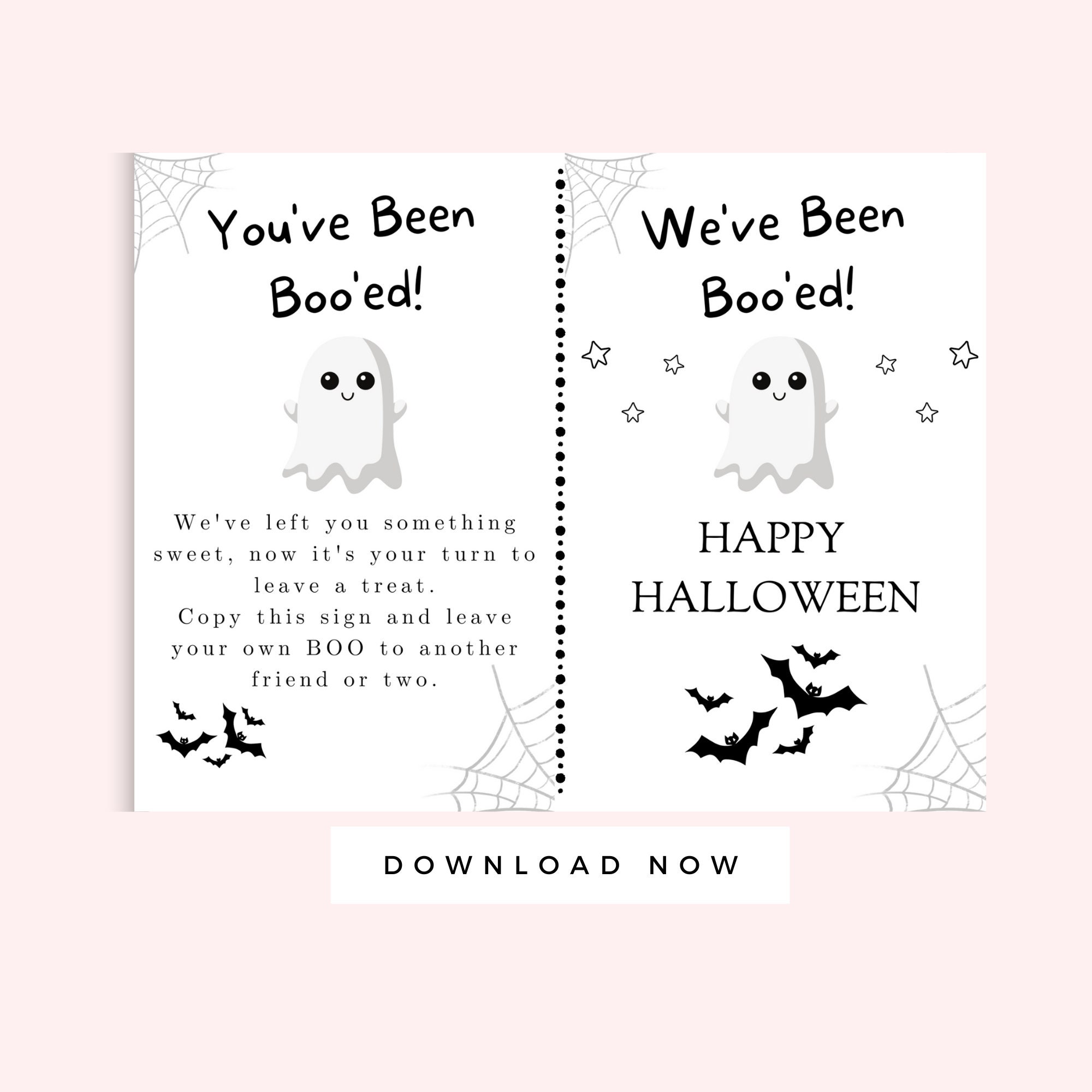 You Ve Been Booed Free Printable Black And White You Ve Been Booed Free Printable Black And White