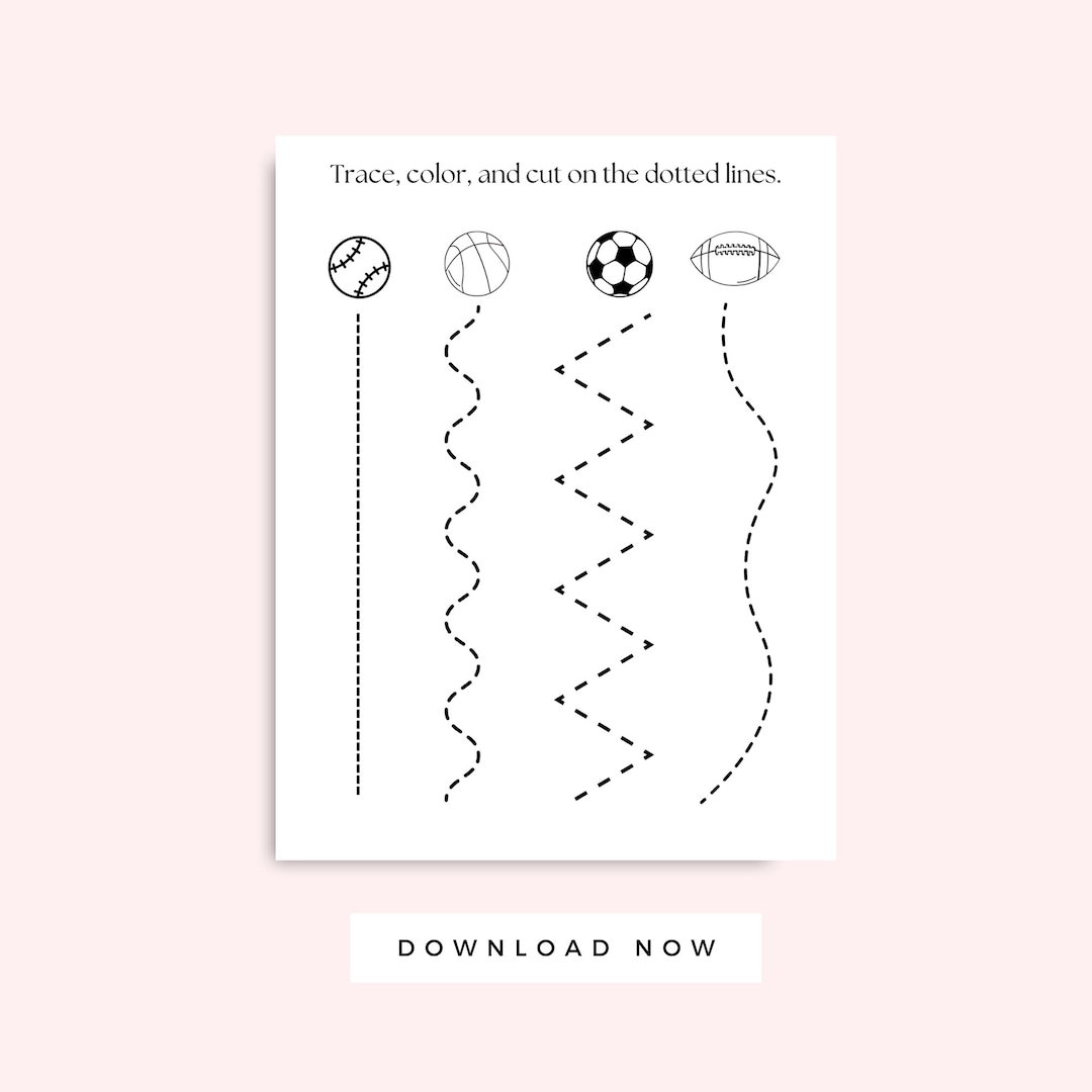 Free And Easy To Print Tracing Lines Worksheets  Paper embroidery,  Preschool activities, Tracing worksheets preschool