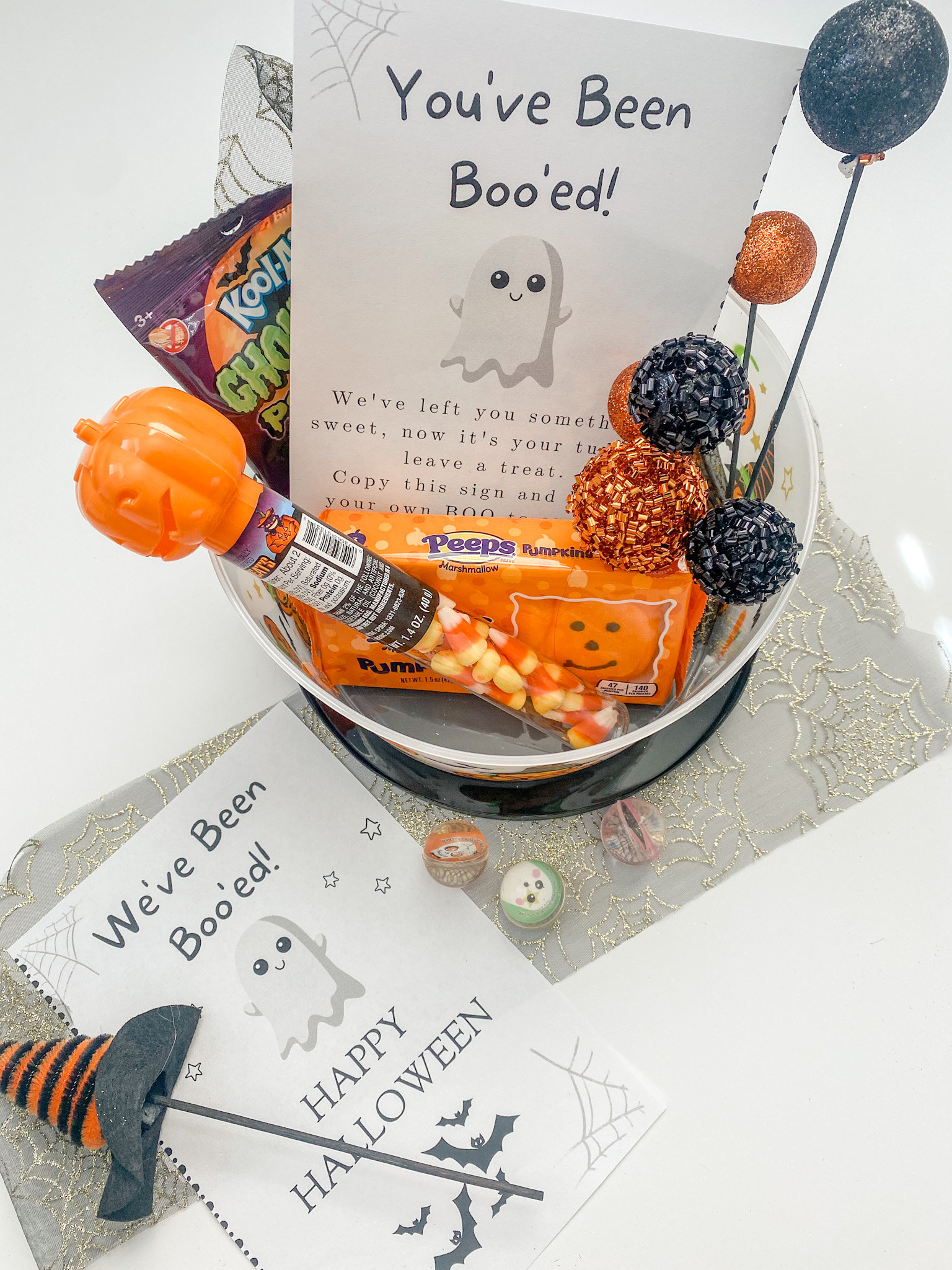 You've Been Booed Printable Letter Black and White, Halloween Boo ...