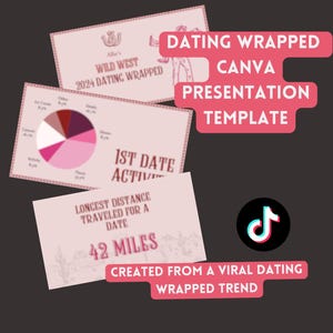 Presentatiesjabloon verpakt dating, wilde westen, roze cowgirl