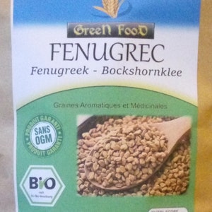 Fenugreek seeds, Trigonella foenum-graecum
