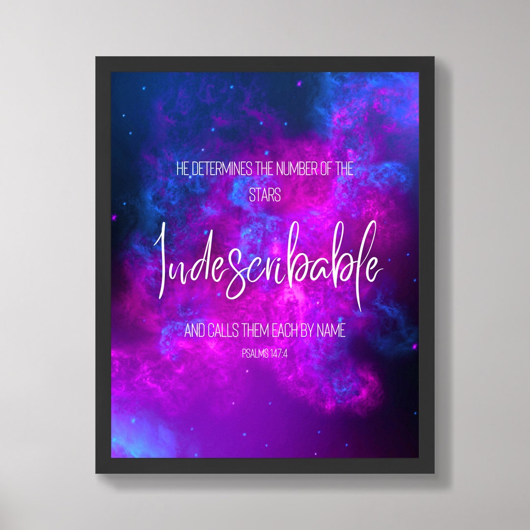 Christian Wall Decor Psalms Home Decor Bible Verse Decor Etsy