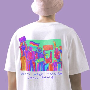 Unisex Biobaumwoll Shirt gegen Faschismus