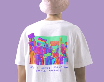 Anti Fascist shirt made of 100% organic cotton in unisex fit