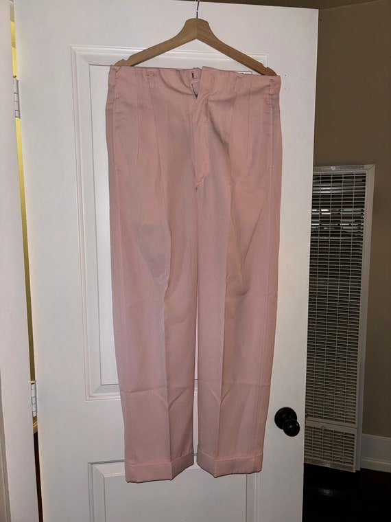 Hollywood waist gabardine slacks - image 1