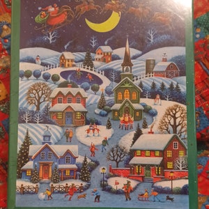 Brother and Sister Christmas Party Oversized Puzzle
