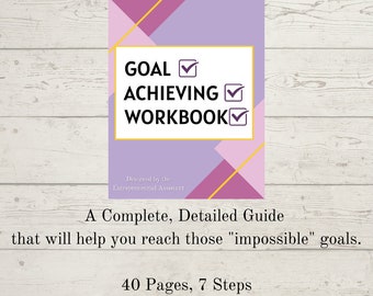 Goal Achieving Workbook/ Time Management Workbook/ Workbooks for women/ Women's workbook/ Goal Workbook/ Boss Lady Workbook