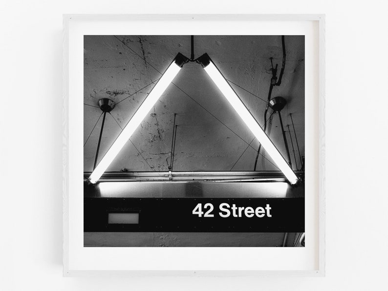 42 Street Midtown, NYC Street Photography Art Print and Wall Poster 10