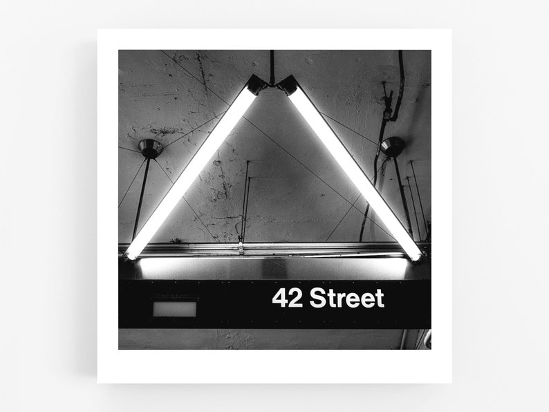 42 Street Midtown, NYC Street Photography Art Print and Wall Poster 10